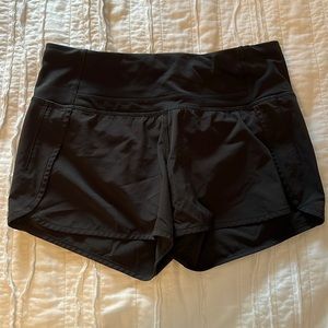 Lululemon lined running shorts.